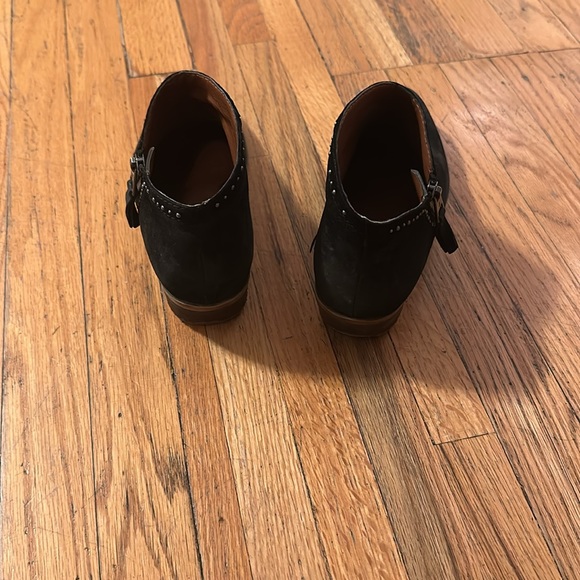 Lucky brand suede low heel ankle boots - Picture 4 of 7